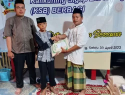 Berburu Berkah Relawan KSB Berikan Santunan Puluhan Anak Yatim-Piatu