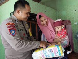 Terharu Bhabinkamtibmas Superman Pacitan Bripka Latip Bantu Balita Sakit Hirschsprung