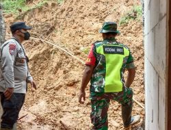 Banyak Longsor, Pak Bhabin Latip Utomo Pacitan Meminta Warga Tetap Waspada Cari Titik Aman