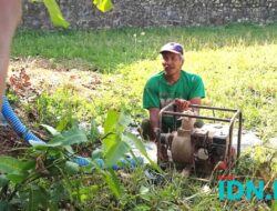 Mesin Pompa Jadi Solusi Petani Pacitan saat Kemarau Panjang