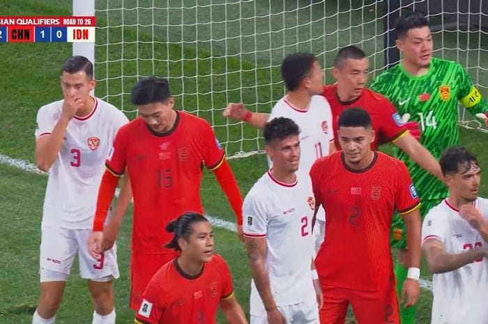 Suasana pertandingan antara timnas Indonesia vs China matchday keempat Grup C Putaran Ketiga Kualifikasi Piala Dunia 2026 di Stadion Qingdao Youth Football, Selasa (15/10/2024). (Foto: Tangkap Layar YOUTUBE/@AFC ASIAN CUP)