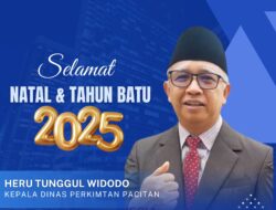 Iklan Ucapan Natal dan Tahun Baru 2025 Perkimtan Pacitan