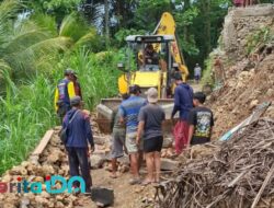 Kerugian Longsor di Nglaran Pacitan Ditaksir Capai Ratusan Juta Rupiah