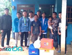 Gandeng BPBD Pacitan, PMII Salurkan Bantuan Korban Longsor