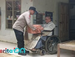 Kunjungi Disabilitas yang Penuh Karya di Pacitan, Aipda Latip Utomo Beri Semangat dan Bantuan