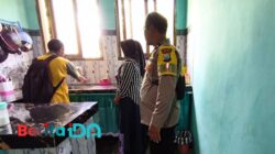 Polisi di Pacitan Gencarkan Pola Hidup Sehat Lewat Monev STBM di Dusun Tanjung