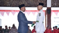 70 Paskibraka yang Dikukuhkan Bupati Pacitan Diharapkan Jadi Duta Pancasila