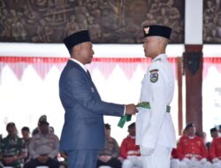 70 Paskibraka yang Dikukuhkan Bupati Pacitan Diharapkan Jadi Duta Pancasila