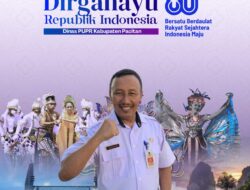Selamat HUT Ke-80 RI oleh Dinas PUPR Pacitan
