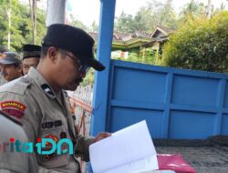 Bhabinkamtibmas Polsek Tulakan Hadiri Penilaian Satkamling di Desa Kalikuning