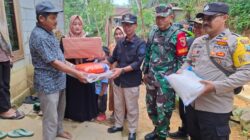Menolak Lupa, Gerak Cepat Forkopimca Tulakan Salurkan Bantuan ke Warga Terdampak Angin Puting Beliung
