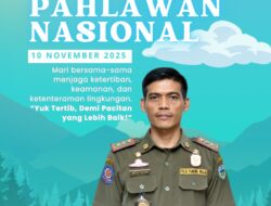 Ucapan Hari Pahlawan Nasional 2025 oleh Satpol PP Pacitan