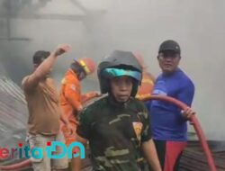 Rumah Ditinggal Mencari Rosok, Api Melalap Bangunan Pengepul di Pacitan