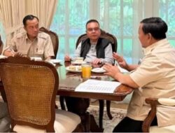 Prabowo Bertemu Dasco dan Beberapa Menteri Bahas Rehabilitasi Sumatera