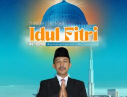 Ucapan Selamat Idul Fitri 1447 Hijriah oleh Kankemenag Pacitan
