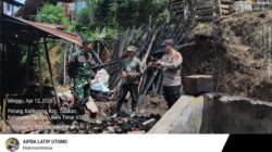 Dapur Rumah Warga Tulakan Ludes Terbakar, Polisi Pacitan Ingatkan Bahaya Tinggalkan Api Menyala