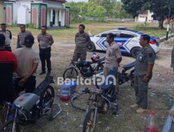 Satpol PP Pacitan Tertibkan Balap Liar di Pancer Door, 7 Motor Pemuda Langsung Diamankan