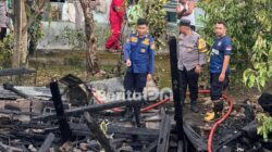 Diduga Dipicu Bakar Sampah, Gudang Kayu di Barehan Pacitan Terbakar