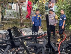 Diduga Dipicu Bakar Sampah, Gudang Kayu di Barehan Pacitan Terbakar