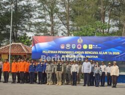 Damkar Satpol PP Pacitan Ambil Bagian dalam Simulasi Tsunami di Pancer Door