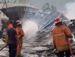 Pabrik Kayu di Pacitan Ludes Dilalap Api, Kerugian Tembus Rp2 Miliar